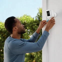 Ring Spotlight Cam Plus Outdoor Wireless Security Camera, White (B09J1TB7TB)