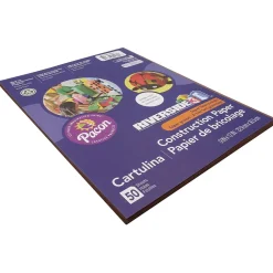 Construction Paper*Riverside 3D 9" x 12" Construction Paper, Dark Brown, 50 Sheets (P103606)