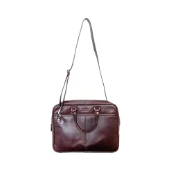 Rogue Leather Business Messenger Bag, Brown (WALMESSLTHBROWN)<Rogue Wallet Discount