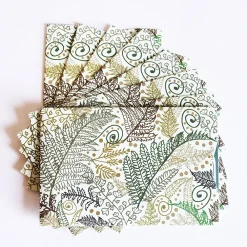 WalletGuard RFID Paper Travel Wallet, Green Fern, 10/Set (WALRFIDPKGFERN)<Rogue Wallet Clearance