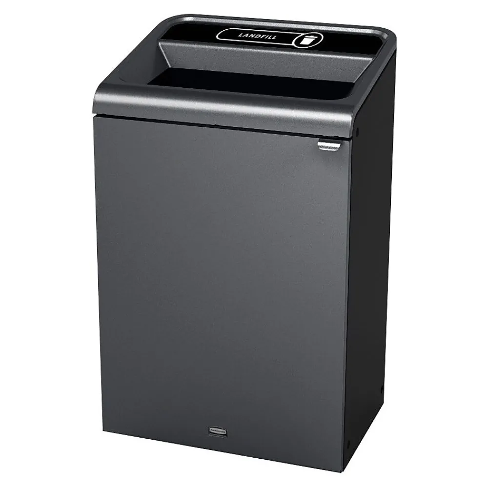 Configure Single-Stream Recycling Station, 23 Gallon, Stenni Gray (1961621)<Rubbermaid Discount