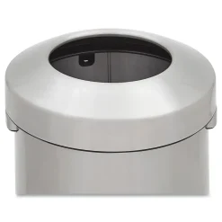 Refine Stainless Steel Indoor Trash Can with Open Lid, 23 Gallon, Silver (2147584)<Rubbermaid Clearance