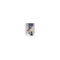 Smokers' Pole Aluminum Trash Can with no Lid, Black, 1.06 Gallon (FGR1BK)<Rubbermaid