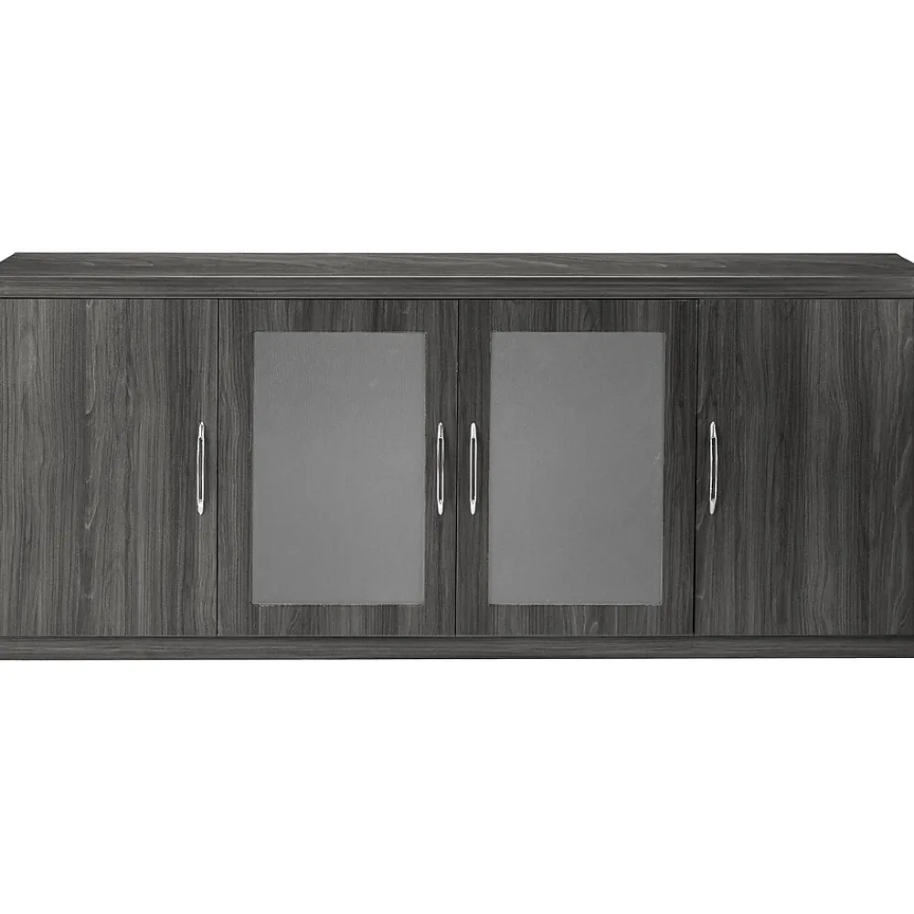 Storage Cabinets*Safco 29 1/2"H Aberdeen Low Wall Cabinet , Gray Steel (ALCLGS)