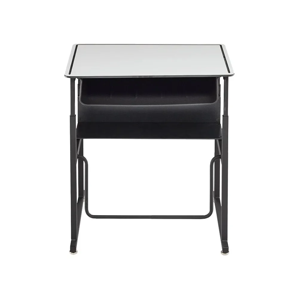 Standing Desks*Safco AlphaBetter 26" - 42" Plastic/Steel Adjustable Desk, White/Black (1204DE)