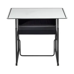 Standing Desks*Safco AlphaBetter 26" - 42" Plastic/Steel Adjustable Desk, White/Black (1209DE)