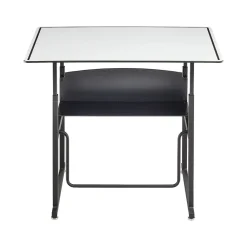 Standing Desks*Safco AlphaBetter 26" - 42" Plastic/Steel Adjustable Desk, White/Black (1208DE)