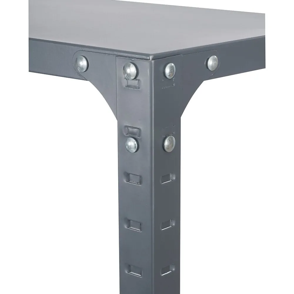 Shelving*Safco Commercial 5-Shelf Metal Unit, 36", Gray (6265)