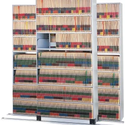 Shelving*Safco Four-Post Adder Storage Shelving, Letter, 7-Shelf, 36"W, Black (EFO3612767ADV)