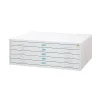 File Cabinets*Safco ® Graphic Arts 5-Drawer Steel Flat File For 36" x 48" Documents, White