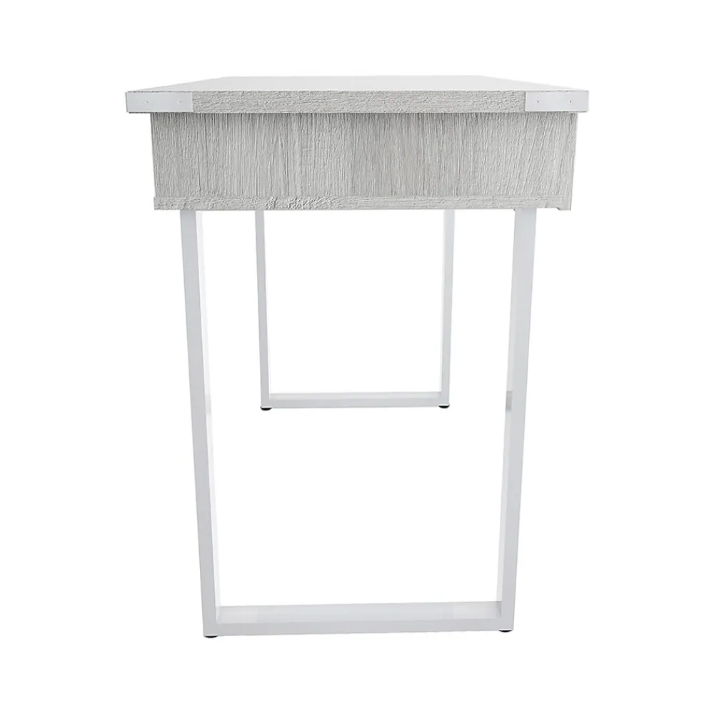 Office Desks*Safco Mirella SOHO 36"W Table Desk with Drawer, White Ash (5512WAH)