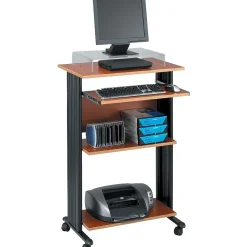 Office Desks*Safco Muv 30" Workstation Desk, Cherry (1923CY)