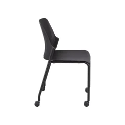 Folding & Stacking*Safco Next Polypropylene Office Chair, Black, 4/Carton (4314BL)