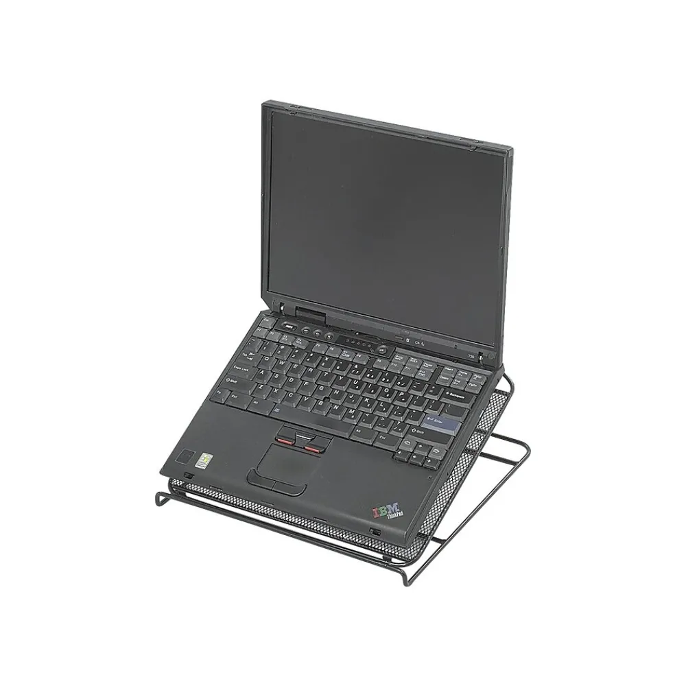 Onyx 12.25"W x 12.25"D Steel Mesh Laptop Stand, Black (2161BL)<Safco Discount