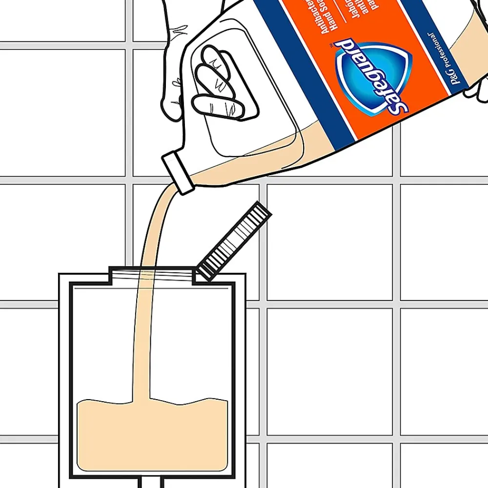 Professional Antibacterial Liquid Hand Soap, 1 gal., 2/Carton (2699)<Safeguard Hot