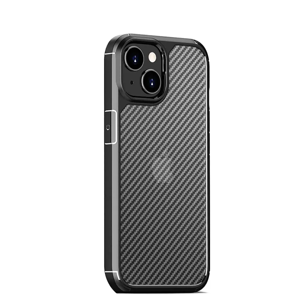 SaharaCase Anti-Slip MagSafe Phone Case for iPhone 15, Shock Absorbing, Black (CP00439)