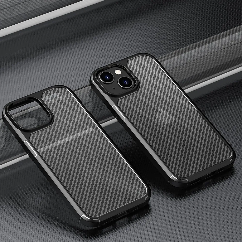 SaharaCase Anti-Slip MagSafe Phone Case for iPhone 15, Shock Absorbing, Black (CP00439)