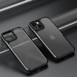 SaharaCase Anti-Slip MagSafe Phone Case for iPhone 15 Plus, Shock Absorbing, Black (CP00448)