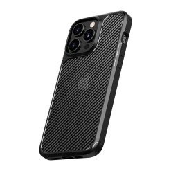 SaharaCase Anti-Slip MagSafe Phone Case for iPhone 15 Pro Max, Shock Absorbing, Black (CP00470)