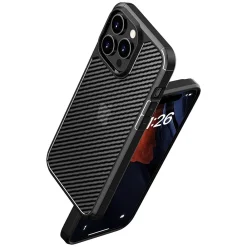 SaharaCase Anti-Slip MagSafe Phone Case for iPhone 15 Pro, Shock Absorbing, Black (CP00457)