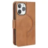 SaharaCase Folio Wallet MagSafe Phone Case for iPhone 15 Pro, Shock Absorbing, Brown (CP00468)