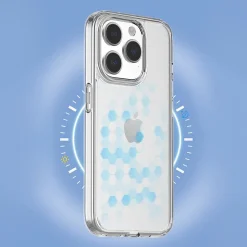 SaharaCase Hybrid-Flex Case with Glass Screen, Camera Protector for iPhone 15 Pro Max, Shock Absorbing, Clear (CP469ZD128ZD131)