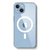 SaharaCase Hybrid-Flex Hard Shell MagSafe Phone Case for iPhone 15 Plus, Shock Absorbing, Clear (CP00450)