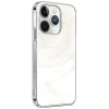 SaharaCase MagSafe Phone Case for iPhone 15 Pro Max, Shock Absorbing, White Marble (CP00476)