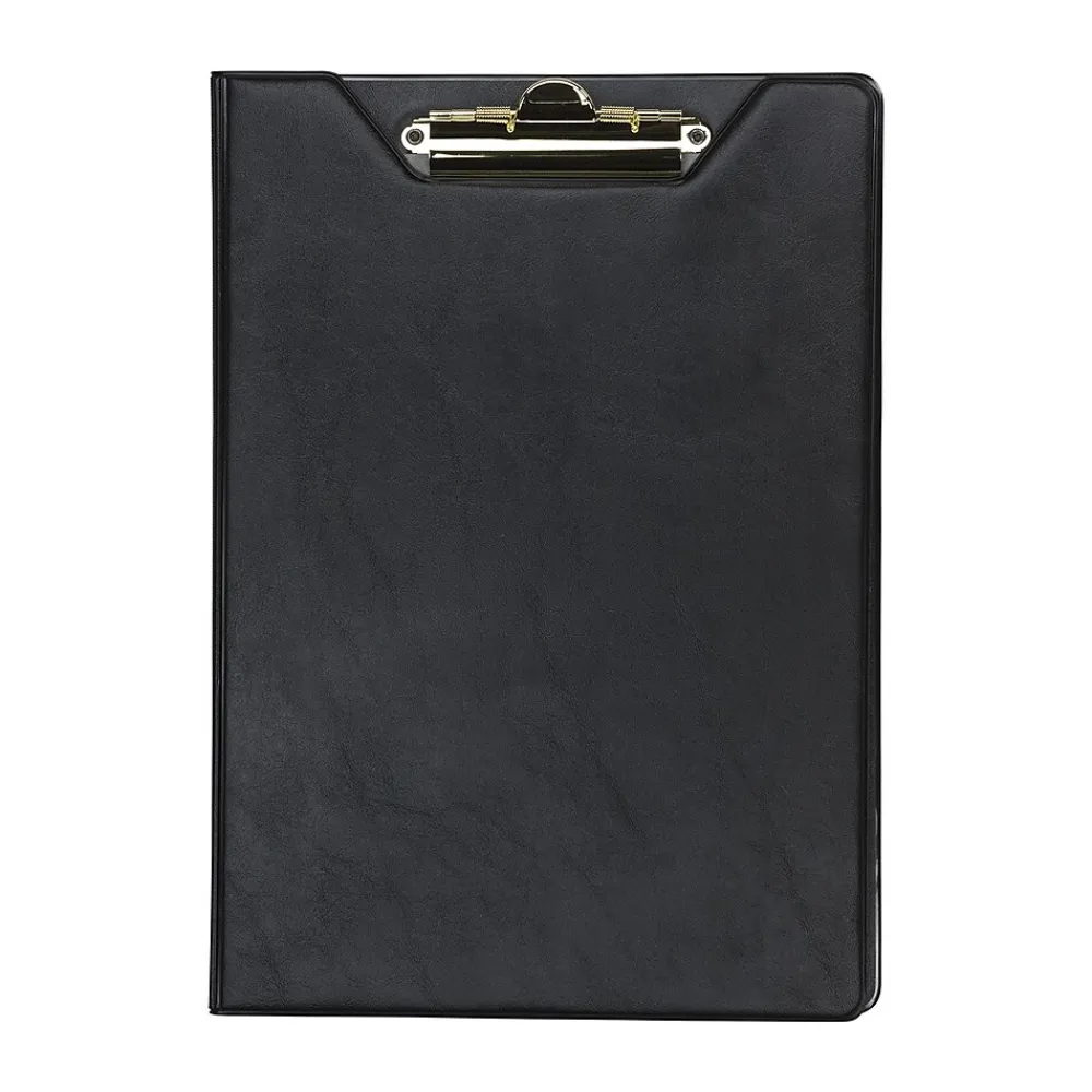 Value Series Faux Leather Padfolio/Notepad, Black (71410)<Samsill Clearance