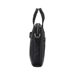 Classic Laptop Briefcase, Black Leather (126038-1041)<Samsonite Clearance