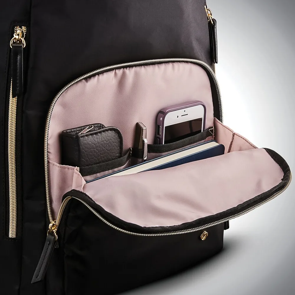 Samsonite Laptop Backpack, Solid, Black (128172-1041)