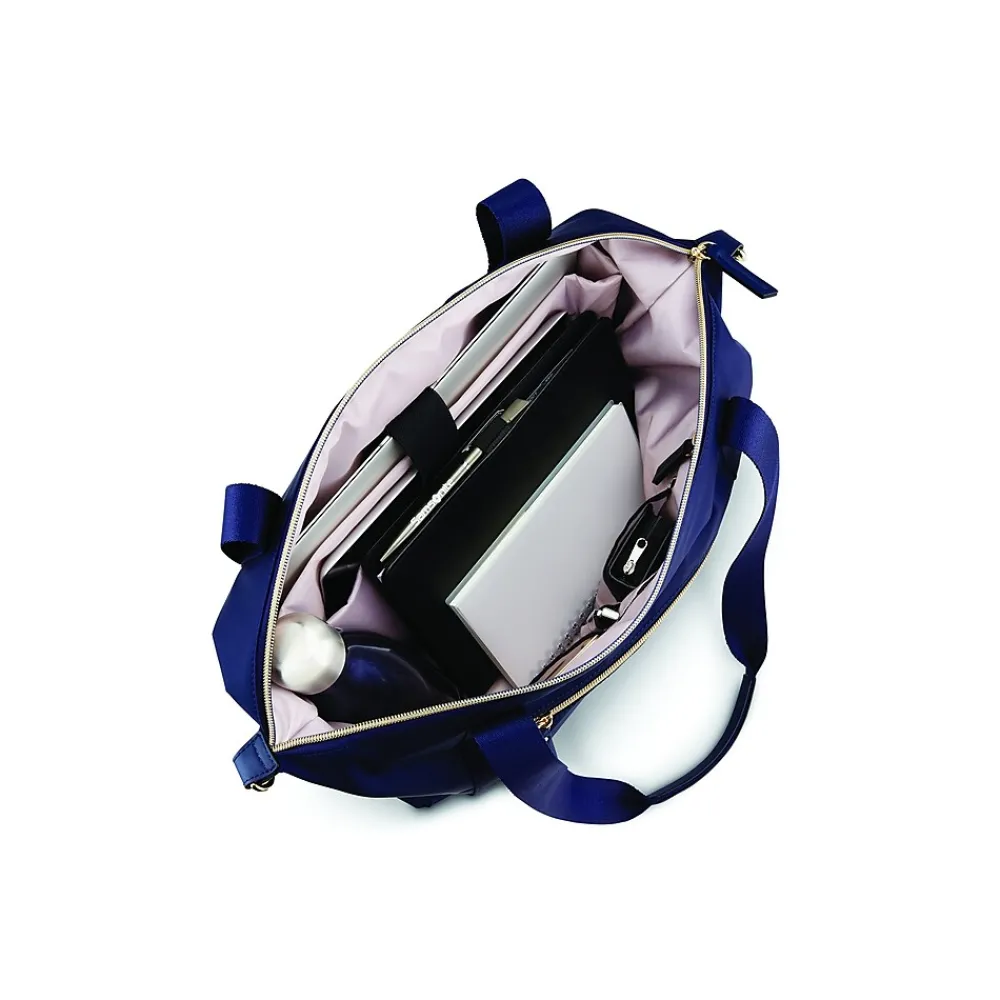 Mobile Solution Classic Navy Blue Nylon Convertible Carryall, Medium (128174-1598)<Samsonite Discount