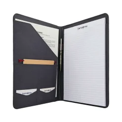 Xenon Business Polyester Padfolio, Steel Gray (116464-1829)<Samsonite