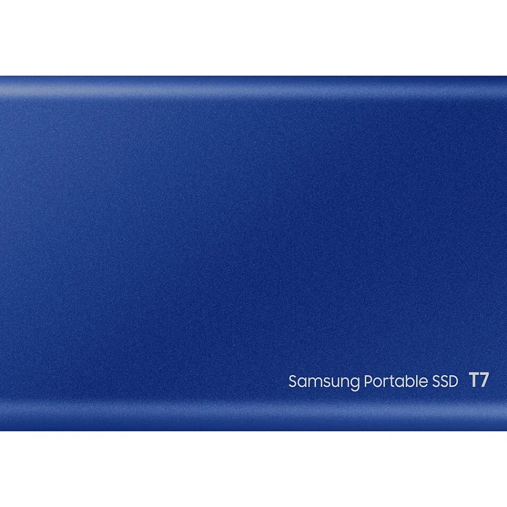 Clearance Samsung T7 2TB USB 3.2 Portable Solid State Drive, Blue (MU-PC2T0H/AM)