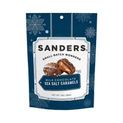Sanders Small Batch Wonders Miniatures Sea Salt Caramels Milk Chocolate Pieces, 7 oz. (MRY31097)