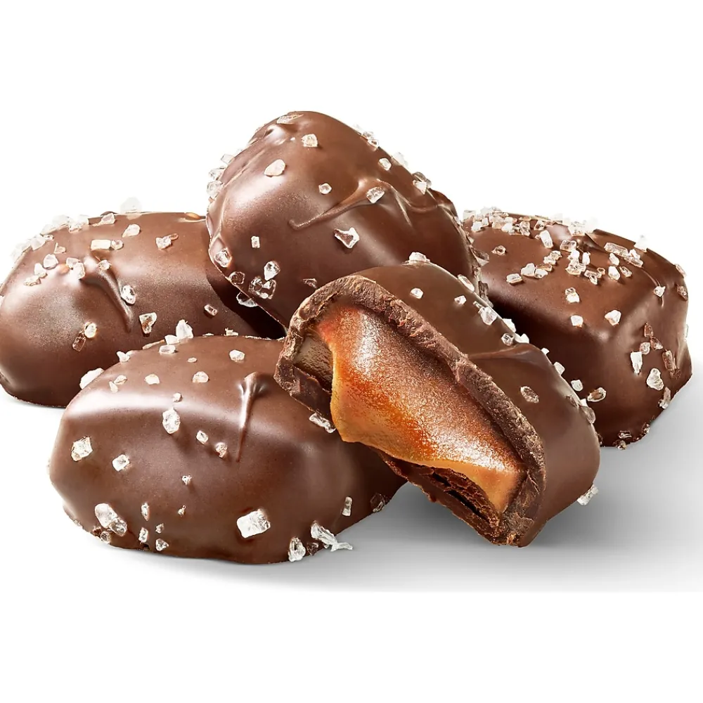 Sanders Small Batch Wonders Milk Chocolate Sea Salt Caramels, 18 Oz. (30986)