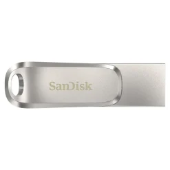 Hot SanDisk Ultra Dual Luxe 32GB USB 3.1 Type-C Flash Drive, Silver (SDDDC4-032G-A46)