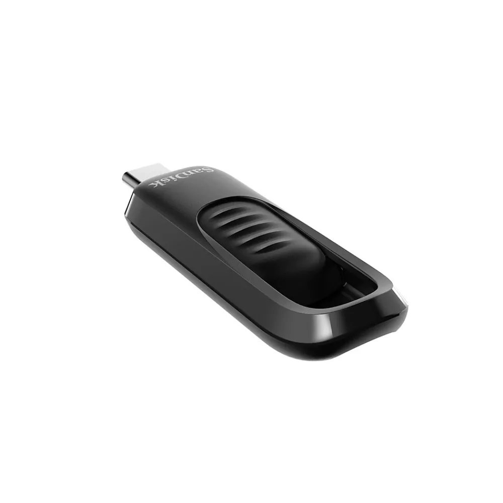 Outlet SanDisk Ultra Slider 64GB USB 3.2 Type-C Flash Drive, Black (SDCZ480-064G-A46)