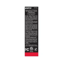 Satco Lighting 5.5-Watt Warm White LED Decorative Bulb, 6/Carton (S21344)