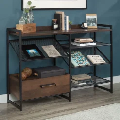 Bookcases*Sauder Briarbrook 36"H Bookcase, Barrel Oak (430266)