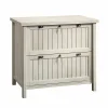 File Cabinets*Sauder Costa Commercial 2-Drawer Lateral File Cabinet, Letter/Legal Size, Lockable, 33"W x 22"D, Chalked Chestnut (420040)