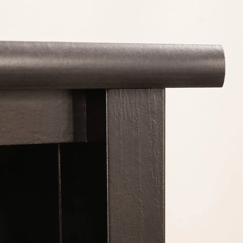 Storage Cabinets*Sauder Edge Water 60"H Storage Cabinet with 5 Shelves, Estate Black (434815)