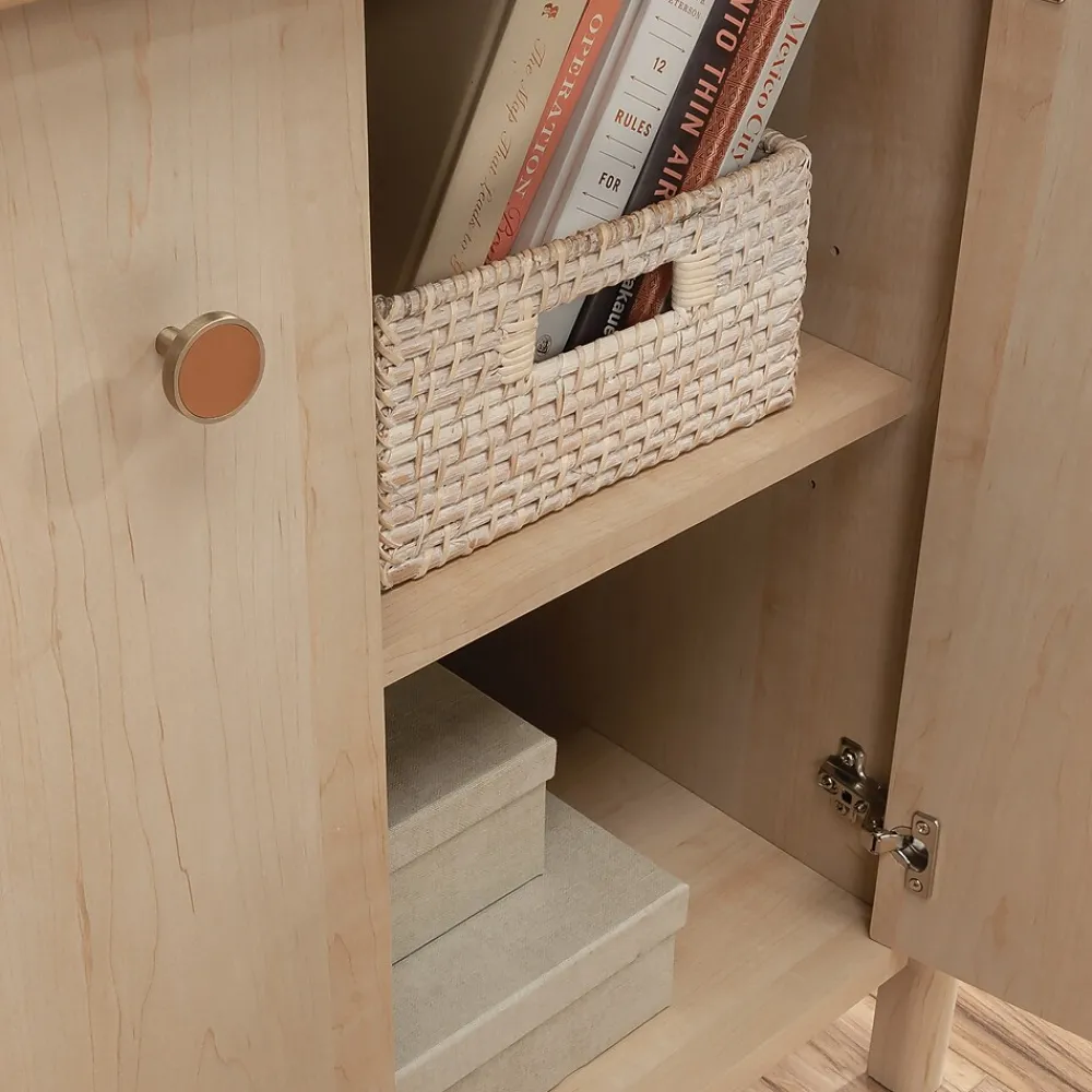 Storage Cabinets*Sauder Whitaker Point 30"H Storage Cabinet with 2 Shelves, Natural Maple (429373)