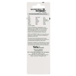 Pens|Schmidt Ink Schmidt P900 Ballpoint TC Ball Refill, To Fit Parker Ballpoint Pens, Medium, Black, 2 Pack (SC58135)
