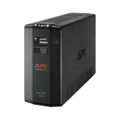 Schneider Electric Back-UPS Pro Compact Tower LCD Battery Backup & Surge Protector with USB, 8-Outlets (BX1000M)