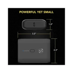 GoBat USB Dual-Port Power Bank, 10000mAh, Black (PB10PD-SP)<scosche New