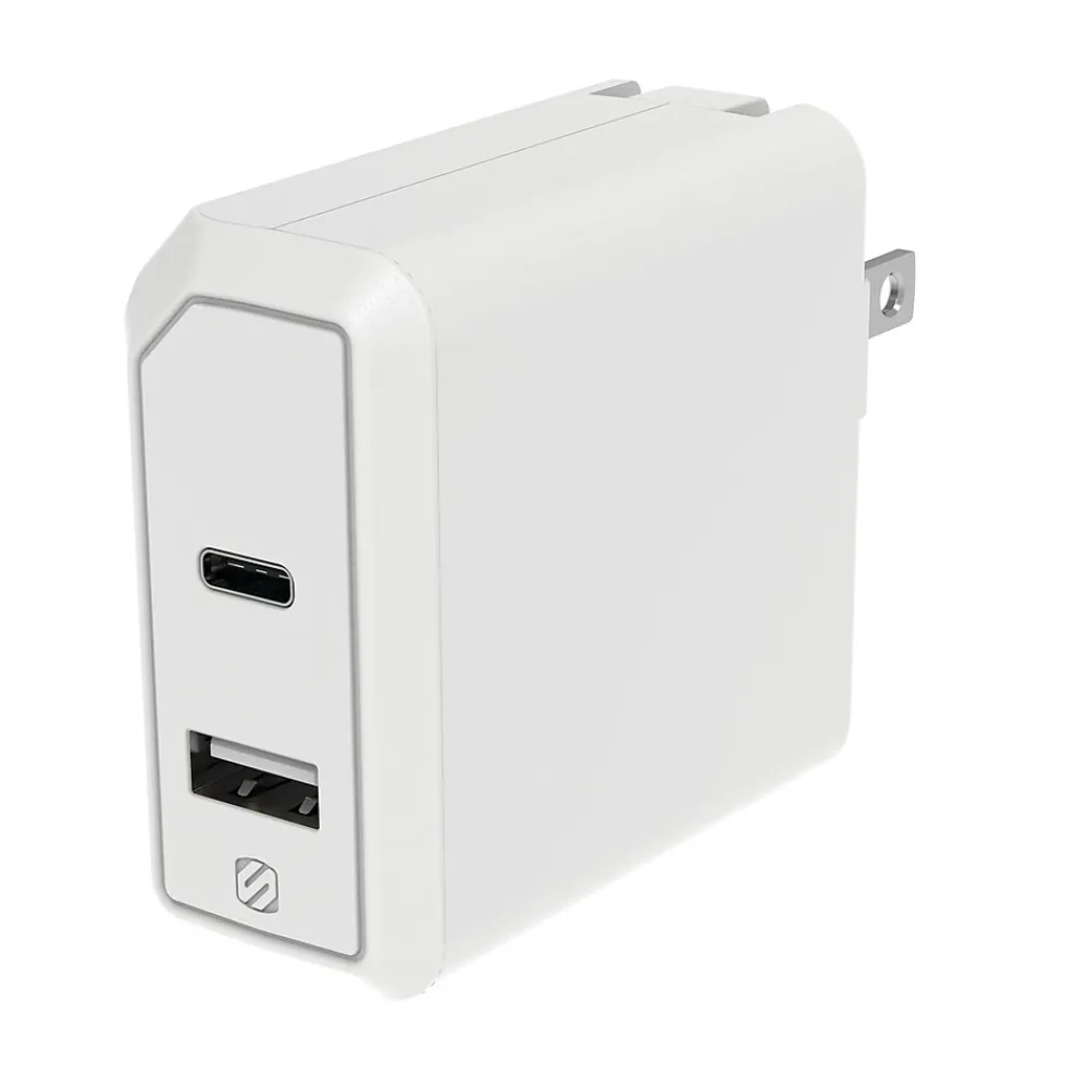USB-C / USB-A Fast Charger for Home<scosche New