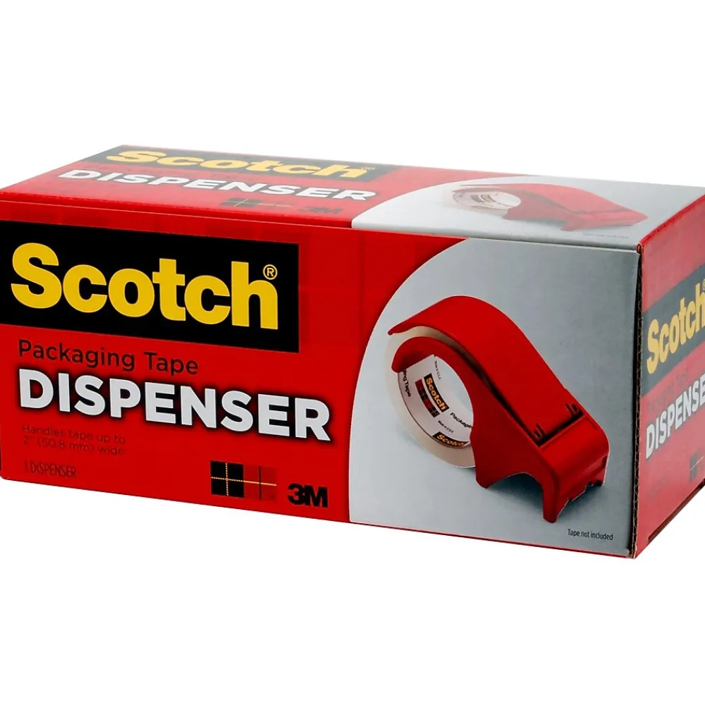 Online Scotch 1.88" Packing Tape Dispenser, Red (DP300RD)