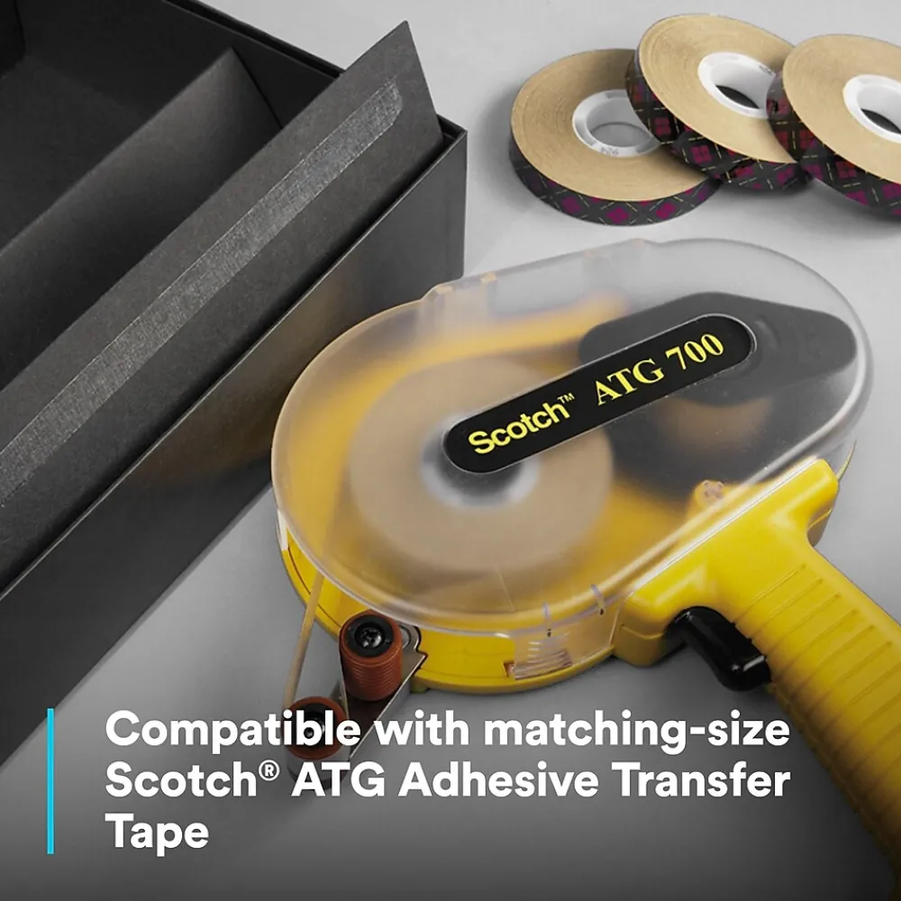 Scotch ATG 700 0.75" Packing Tape Dispenser, Yellow (ATG700)