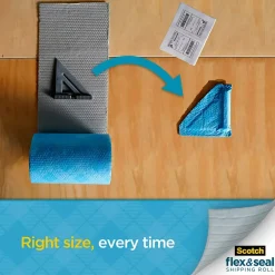 Hot Scotch ™ Flex & Seal Shipping Roll Self-Sealing Padded Mailer, 15